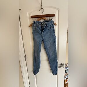 Womens rockstar super skinny high rise jeans